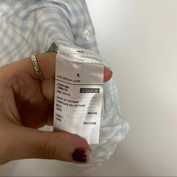 Elodie Checkered Blouse - Picture 3 of 4